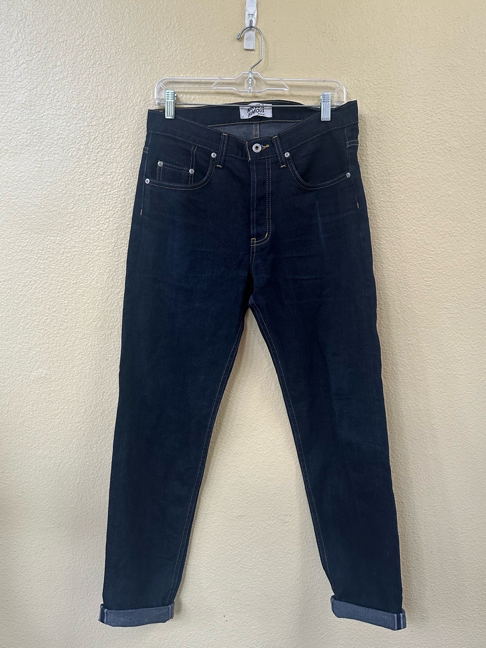 Naked & Famous Easy Guy Deep Indigo Stretch Selvedge Jeans Men’s Size 29 Euc! — image 4 of 8